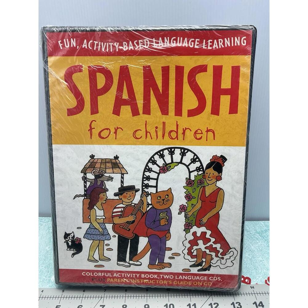 Spanish for Children McGraw-Hill Colorful Activity Book, 2 Cds, Parent CD Guide
